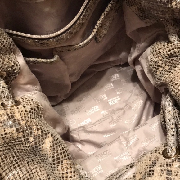 Snake print Michael Kors shoulder bag - Picture 4 of 8